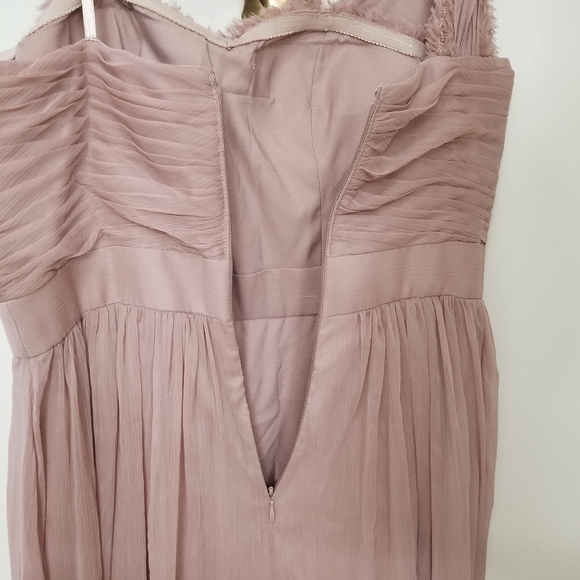 Adrianna Papell mauve one shoulder gown - Picture 7 of 16